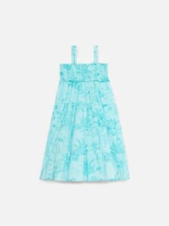 MC2 Saint Barth Girl Cotton Dress Jemine Jr With Toile De Jouy Print
