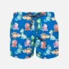 MC2 Saint Barth Boy Cotton Swim Shorts With Dinosaurs Print -MC2 Saint Barth Shop UID JOEL00102183B boy swimshorts dinosaursprint 1