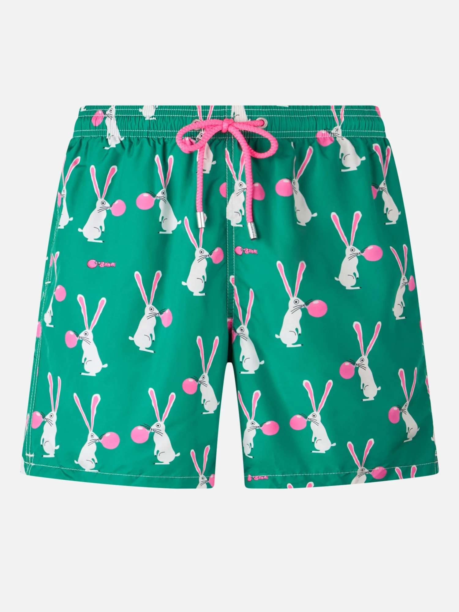 MC2 Saint Barth Man Lightweight Fabric Swimshorts Lighting With Big Babol Rabbits Print | BIG BABOL SPECIAL EDITION 3 MC2 Saint Barth Man Lightweight Fabric Swimshorts Lighting With Big Babol Rabbits Print | BIG BABOL SPECIAL EDITION
