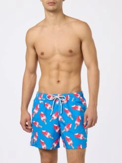 MC2 Saint Barth Man Swim Shorts With Fior Di Fragola Print| Algida® Special Edition -MC2 Saint Barth Shop UID LIG000102726B MAN SWIMSHORT BLUE 20240709223500 1
