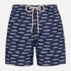 MC2 Saint Barth Man Light Fabric Swim Shorts With Magnum Marine Print | MAGNUM MARINE SPECIAL EDITION -MC2 Saint Barth Shop UID LIG000103467F MAN SWIMSHORT BLUE MAGNUM MARINE 01 d13de0f7 c839 45aa 8d8d 4b64c463322f
