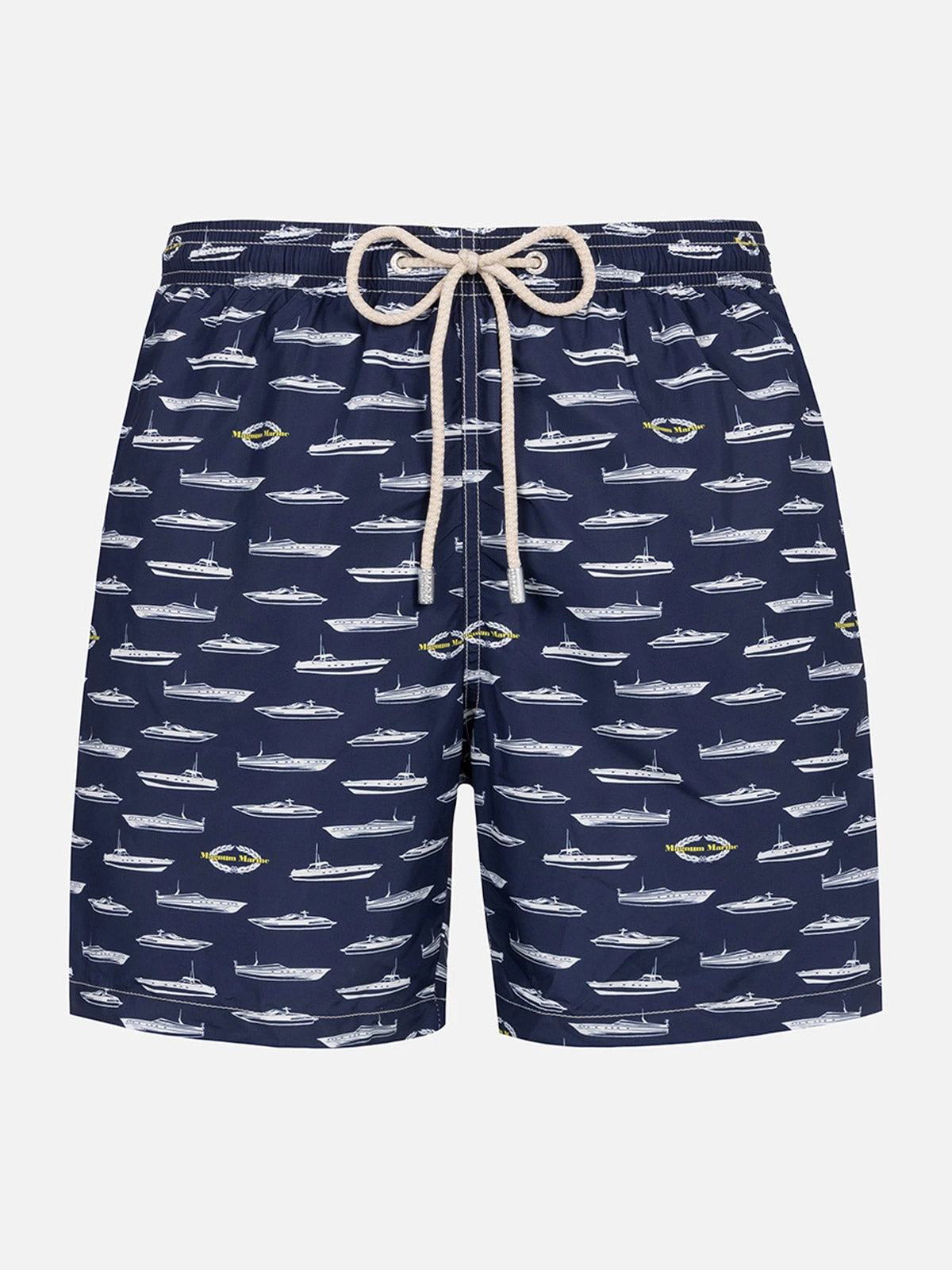 MC2 Saint Barth Man Light Fabric Swim Shorts With Magnum Marine Print | MAGNUM MARINE SPECIAL EDITION 3 MC2 Saint Barth Man Light Fabric Swim Shorts With Magnum Marine Print | MAGNUM MARINE SPECIAL EDITION