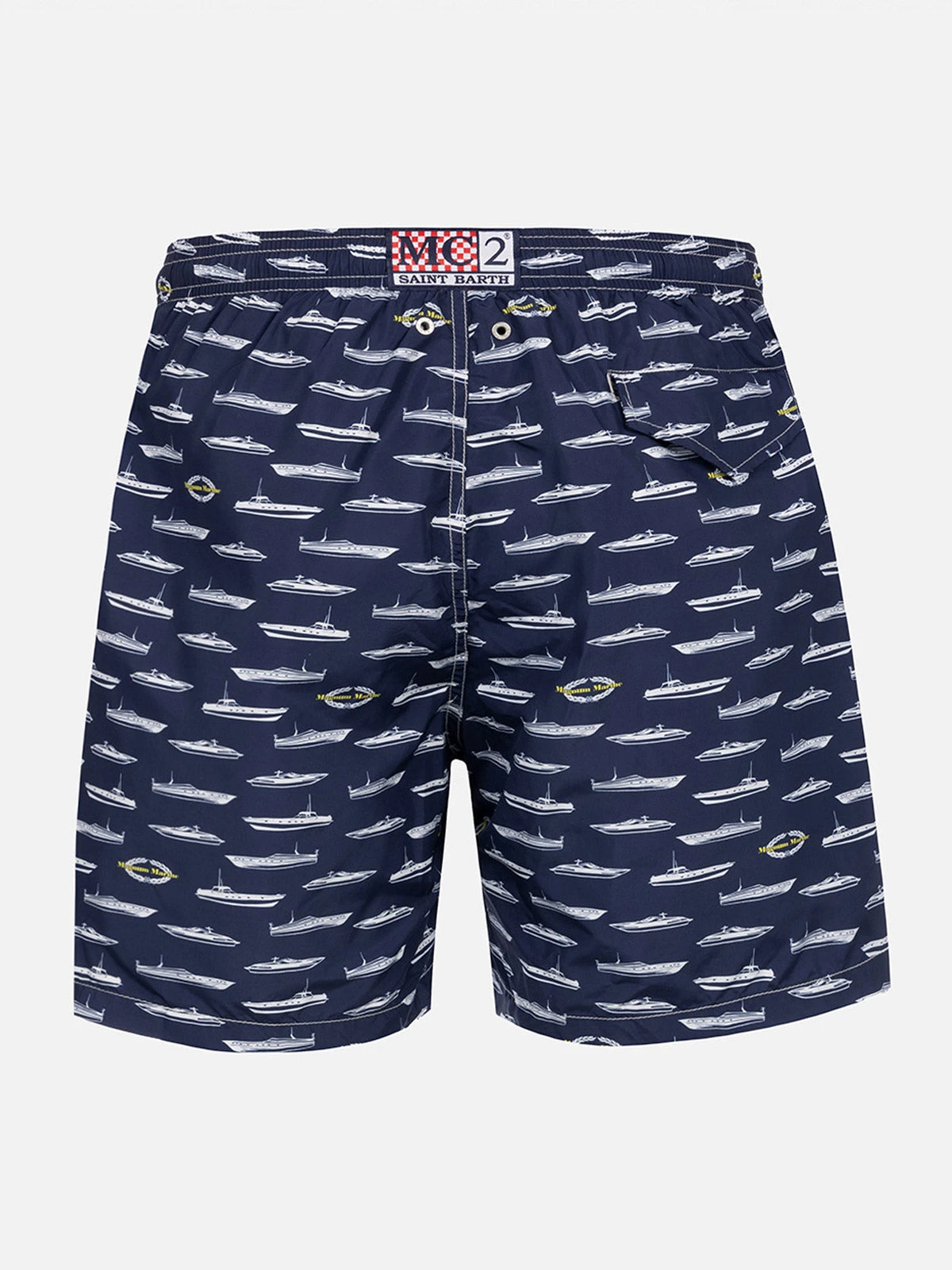 MC2 Saint Barth Man Light Fabric Swim Shorts With Magnum Marine Print | MAGNUM MARINE SPECIAL EDITION 4 MC2 Saint Barth Man Light Fabric Swim Shorts With Magnum Marine Print | MAGNUM MARINE SPECIAL EDITION - Image 2