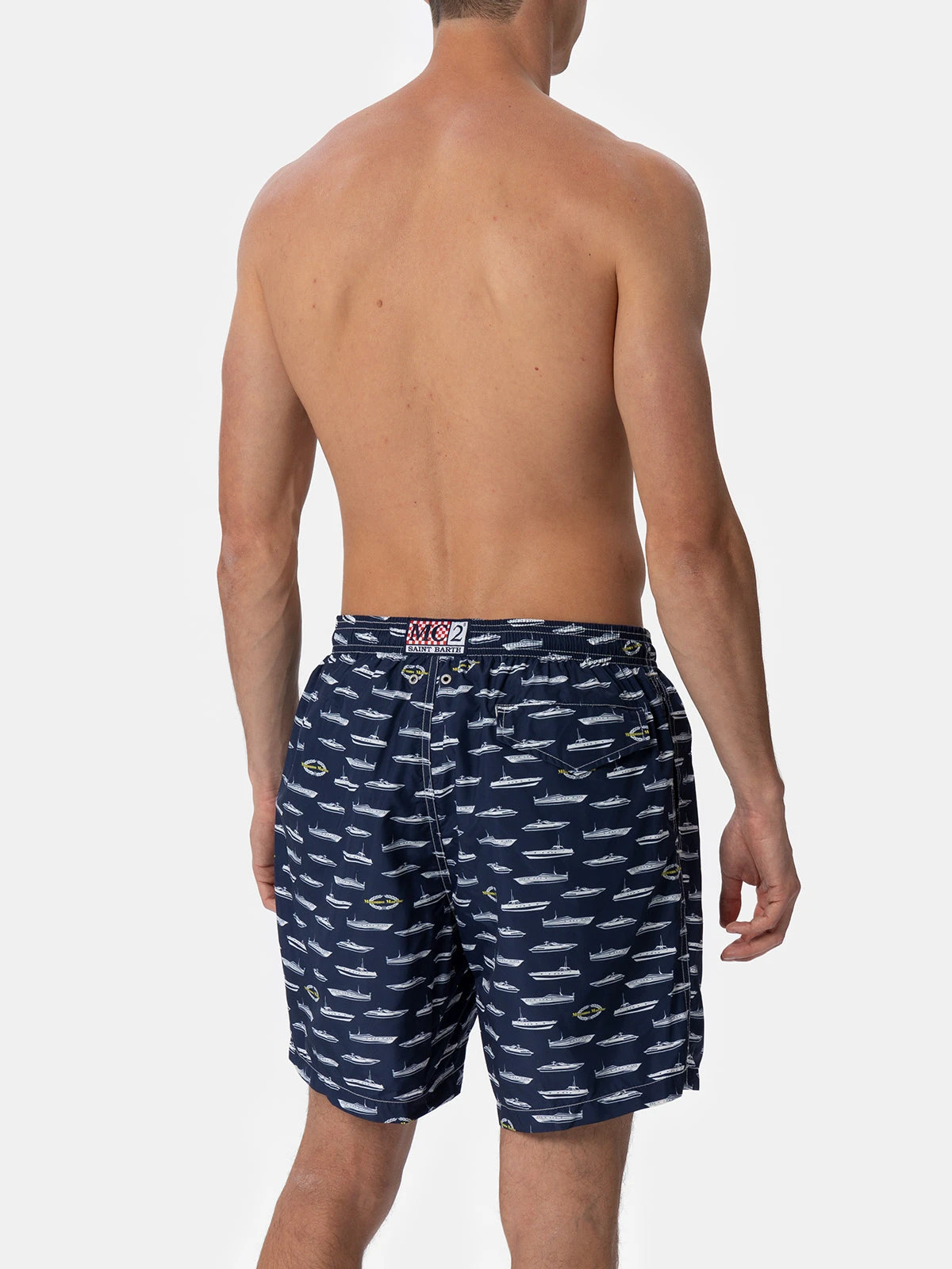 MC2 Saint Barth Man Light Fabric Swim Shorts With Magnum Marine Print | MAGNUM MARINE SPECIAL EDITION 6 MC2 Saint Barth Man Light Fabric Swim Shorts With Magnum Marine Print | MAGNUM MARINE SPECIAL EDITION - Image 4