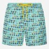 MC2 Saint Barth Man Lightweight Fabric Swim-shorts Lighting Micro Fantasy With Peanuts Print | SNOOPY PEANUTS™ SPECIAL EDITION -MC2 Saint Barth Shop UID LIG000300714F MAN SWIMSHORT GREEN 20240530102434 1