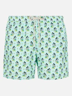 MC2 Saint Barth Lightweight Fabric Swim Shorts Lighting With Mickey Mouse Print | DISNEY® SPECIAL EDITION