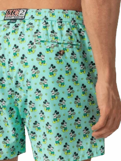 MC2 Saint Barth Lightweight Fabric Swim Shorts Lighting With Mickey Mouse Print | DISNEY® SPECIAL EDITION -MC2 Saint Barth Shop UID LIG000301428H MAN SWIMSHORT BLUE DISNEY 20250418133500 06