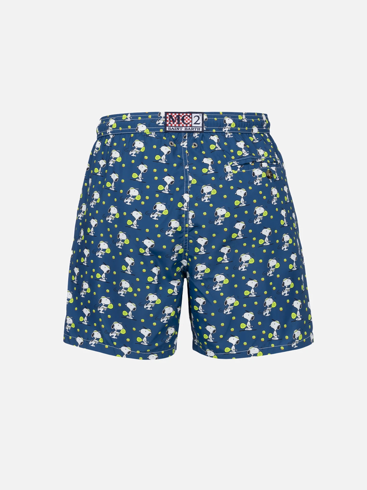 MC2 Saint Barth Man Lightweight Fabric Swim-shorts Lighting Micro Fantasy With Snoopy Padel Print | SNOOPY PEANUTS™ SPECIAL EDITION 4 MC2 Saint Barth Man Lightweight Fabric Swim-shorts Lighting Micro Fantasy With Snoopy Padel Print | SNOOPY PEANUTS™ SPECIAL EDITION - Image 2