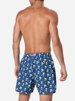MC2 Saint Barth Man Lightweight Fabric Swim-shorts Lighting Micro Fantasy With Snoopy Padel Print | SNOOPY PEANUTS™ SPECIAL EDITION 11 MC2 Saint Barth Man Lightweight Fabric Swim-shorts Lighting Micro Fantasy With Snoopy Padel Print | SNOOPY PEANUTS™ SPECIAL EDITION -MC2 Saint Barth Shop UID LIG000301744F MAN SWIMSHORT BLUE PEANUTS 03