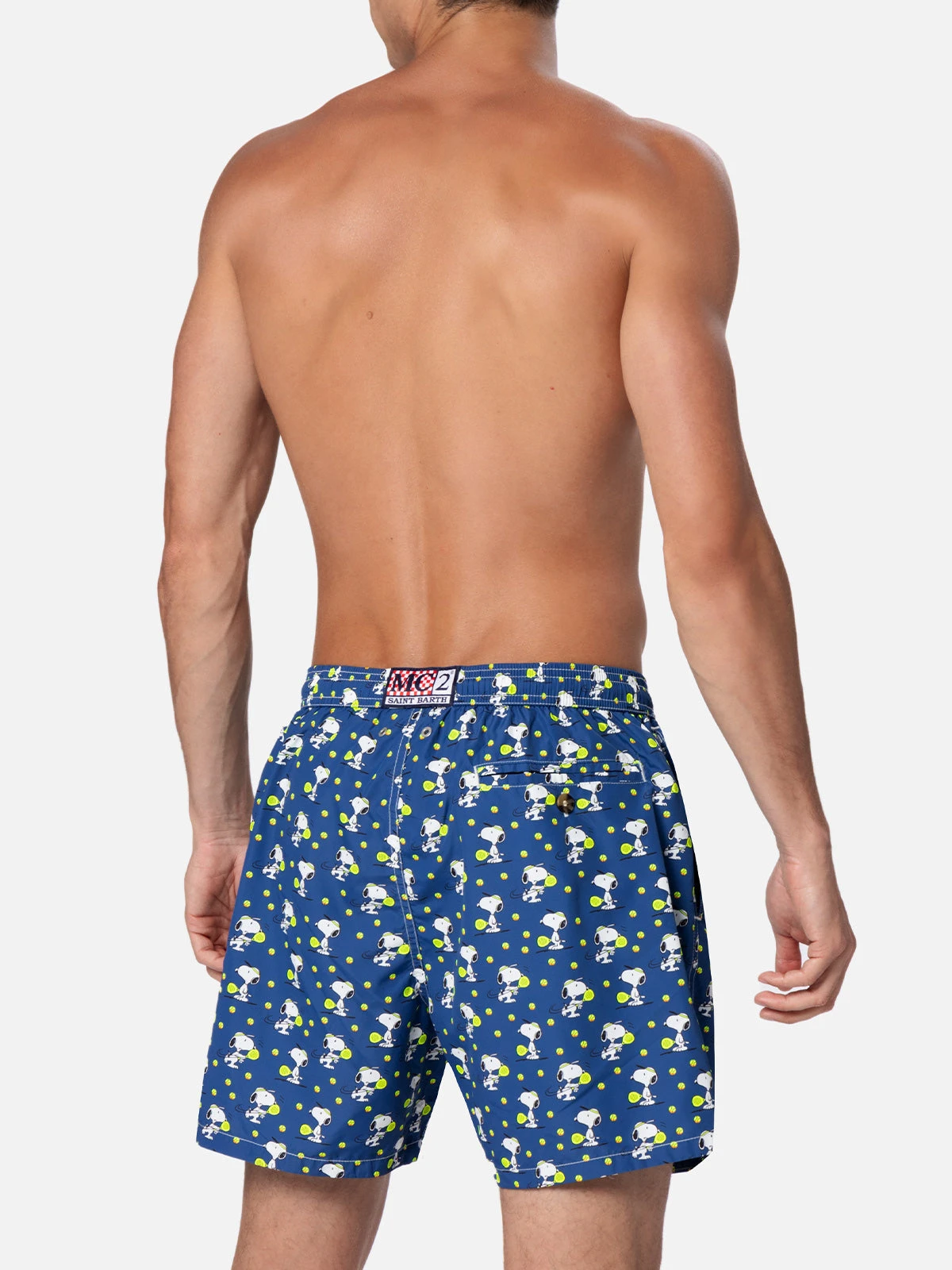 MC2 Saint Barth Man Lightweight Fabric Swim-shorts Lighting Micro Fantasy With Snoopy Padel Print | SNOOPY PEANUTS™ SPECIAL EDITION 7 MC2 Saint Barth Man Lightweight Fabric Swim-shorts Lighting Micro Fantasy With Snoopy Padel Print | SNOOPY PEANUTS™ SPECIAL EDITION - Image 5