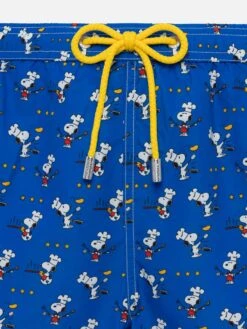 MC2 Saint Barth Lightweight Fabric Swim Shorts Lighting With Snoopy Chef Print | SNOOPY PEANUTS® SPECIAL EDITION -MC2 Saint Barth Shop UID LIG000302595H MAN SWIMSHORT BLUE PEANUTS 20250301133500 03