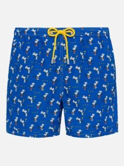 MC2 Saint Barth Lightweight Fabric Swim Shorts Lighting With Snoopy Chef Print | SNOOPY PEANUTS® SPECIAL EDITION