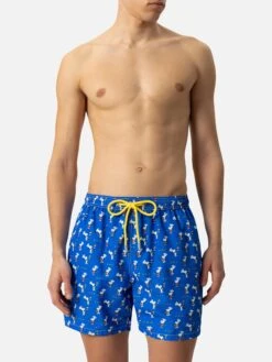 MC2 Saint Barth Lightweight Fabric Swim Shorts Lighting With Snoopy Chef Print | SNOOPY PEANUTS® SPECIAL EDITION -MC2 Saint Barth Shop UID LIG000302595H MAN SWIMSHORT BLUE PEANUTS 20250301143500 05