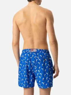 MC2 Saint Barth Lightweight Fabric Swim Shorts Lighting With Snoopy Chef Print | SNOOPY PEANUTS® SPECIAL EDITION -MC2 Saint Barth Shop UID LIG000302595H MAN SWIMSHORT BLUE PEANUTS 20250301143500 06