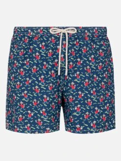 MC2 Saint Barth Lightweight Fabric Swim Shorts Lighting With Scrooge Print | DISNEY® SPECIAL EDITION