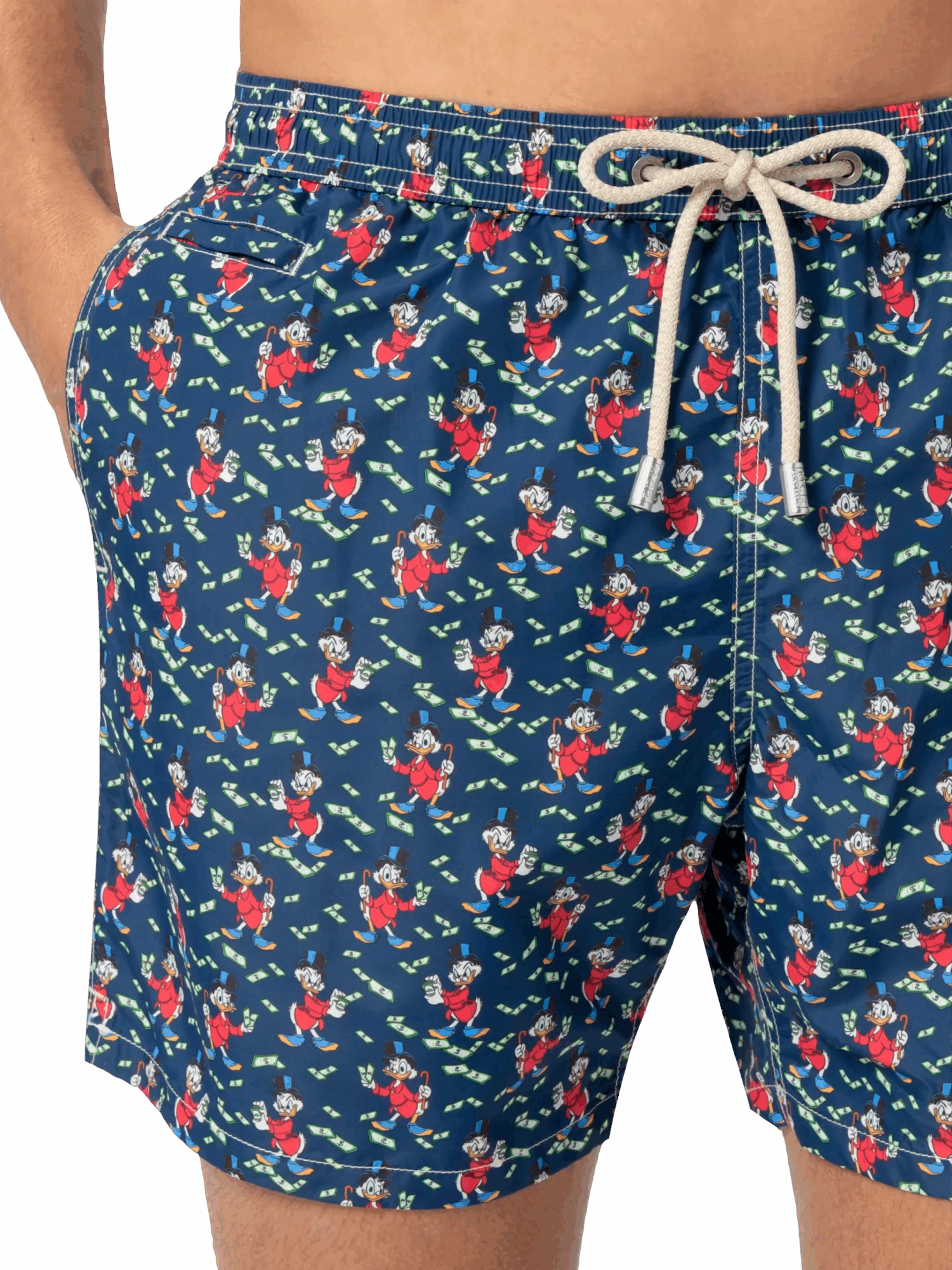 MC2 Saint Barth Lightweight Fabric Swim Shorts Lighting With Scrooge Print | DISNEY® SPECIAL EDITION 7 MC2 Saint Barth Lightweight Fabric Swim Shorts Lighting With Scrooge Print | DISNEY® SPECIAL EDITION - Image 5