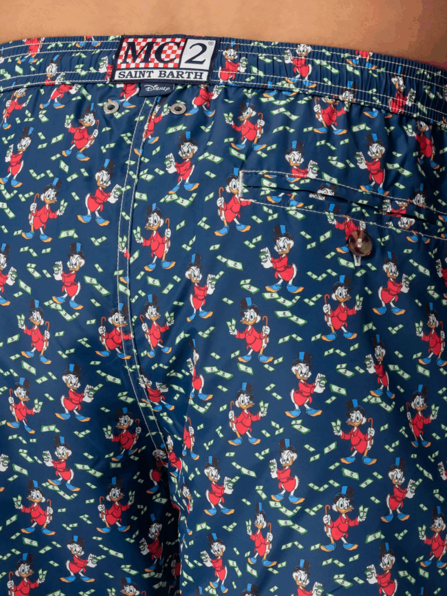 MC2 Saint Barth Lightweight Fabric Swim Shorts Lighting With Scrooge Print | DISNEY® SPECIAL EDITION 8 MC2 Saint Barth Lightweight Fabric Swim Shorts Lighting With Scrooge Print | DISNEY® SPECIAL EDITION - Image 6