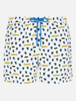 MC2 Saint Barth Lightweight Fabric Swim Shorts Lighting With Batman Print | BATMAN® SPECIAL EDITION