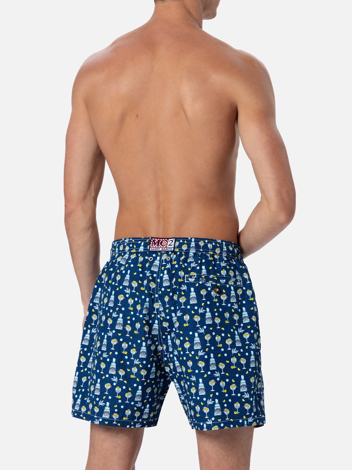 MC2 Saint Barth Man Lightweight Fabric Swim-shorts Lighting Micro Fantasy With Gin Mare Print | GIN MARE SPECIAL EDITION 7 MC2 Saint Barth Man Lightweight Fabric Swim-shorts Lighting Micro Fantasy With Gin Mare Print | GIN MARE SPECIAL EDITION - Image 5