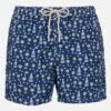 MC2 Saint Barth Man Lightweight Fabric Swim-shorts Lighting Micro Fantasy With Gin Mare Print | GIN MARE SPECIAL EDITION -MC2 Saint Barth Shop UID LIG000303692F MAN SWIMSHORT BLUE GIN MARE 1