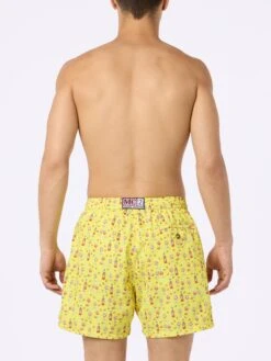 MC2 Saint Barth Man Lightweight Fabric Swim-shorts Lighting Micro Fantasy With Aperol Spritz Print | APEROL SPECIAL EDITION -MC2 Saint Barth Shop UID LIG000303766F MAN SWIMSHORT YELLOW 20240620110950 4