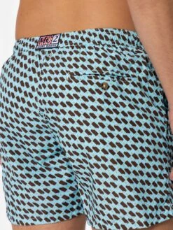 MC2 Saint Barth Man Light Fabric Swim Shorts With Cremino Print | Algida® Special Edition -MC2 Saint Barth Shop UID LIG000303795B MAN SWIMSHORT BLUE ALGIDA 20241118173500 04