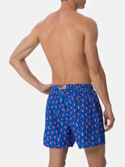 MC2 Saint Barth Man Lightweight Fabric Swim-shorts Lighting Micro Fantasy With Coca Cola Print | THE COCA COLA COMPANY SPECIAL EDITION -MC2 Saint Barth Shop UID LIG000304536F MAN SWIMSHORT BLUE COCACOLA 2