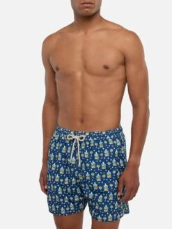 MC2 Saint Barth Lightweight Fabric Swim Shorts Lighting With Portofino Gin Print | PORTOFINO GIN SPECIAL EDITION -MC2 Saint Barth Shop UID LIG000305686H MAN SWIMSHORT BLUE COCKTAIL PORTOFINODRYGIN 20250704173518 1
