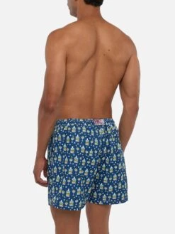 MC2 Saint Barth Lightweight Fabric Swim Shorts Lighting With Portofino Gin Print | PORTOFINO GIN SPECIAL EDITION -MC2 Saint Barth Shop UID LIG000305686H MAN SWIMSHORT BLUE COCKTAIL PORTOFINODRYGIN 20250704173518 3
