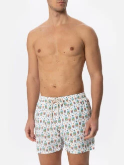 MC2 Saint Barth Man Light Fabric Swim Shorts With Gin Print | PORTOFINO DRY GIN SPECIAL EDITION -MC2 Saint Barth Shop UID LIG000306277D MAN SWIMSHORT WHITE PORTOFINO DRYGIN 20241118173500 03 e68738cf 5c1e 4659 8674 c23fe02afef0