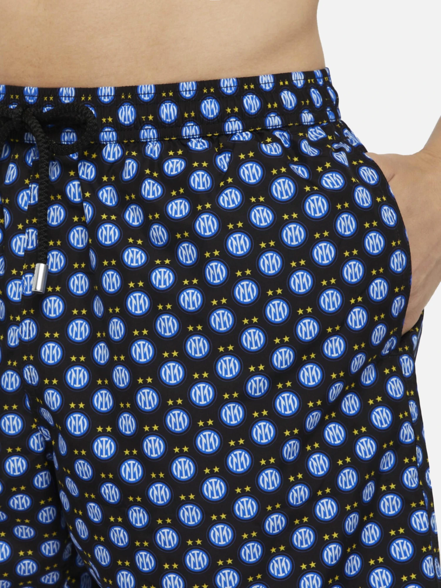 MC2 Saint Barth Lightweight Fabric Swim Shorts Lighting With Inter Print | INTER FC SPECIAL EDITION 6 MC2 Saint Barth Lightweight Fabric Swim Shorts Lighting With Inter Print | INTER FC SPECIAL EDITION - Image 4