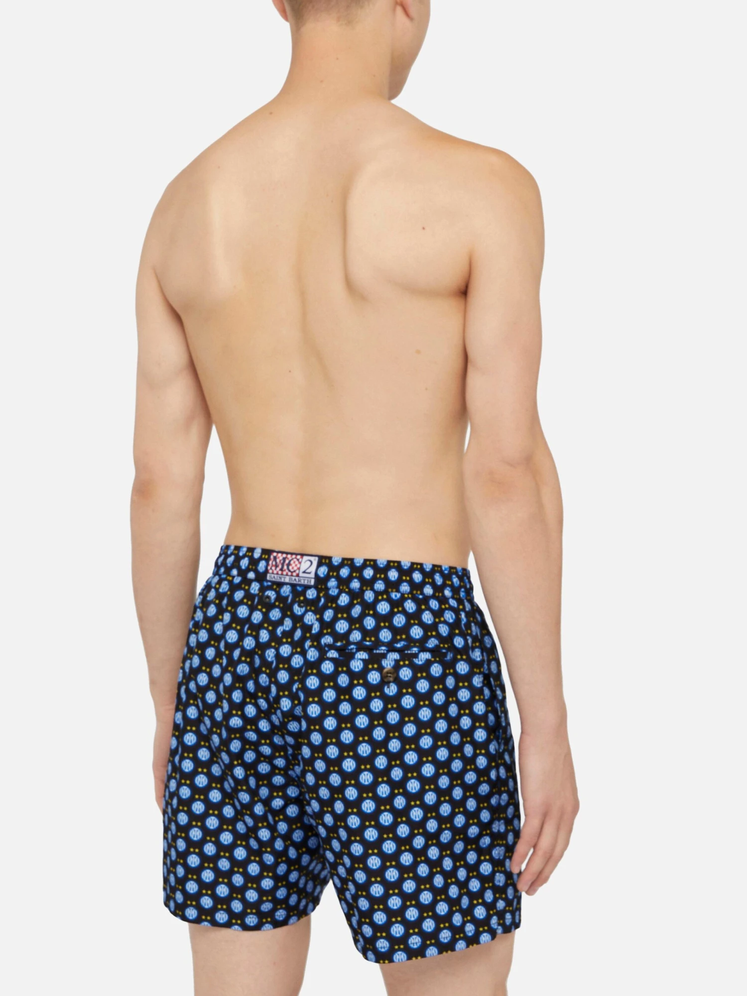 MC2 Saint Barth Lightweight Fabric Swim Shorts Lighting With Inter Print | INTER FC SPECIAL EDITION 7 MC2 Saint Barth Lightweight Fabric Swim Shorts Lighting With Inter Print | INTER FC SPECIAL EDITION - Image 5