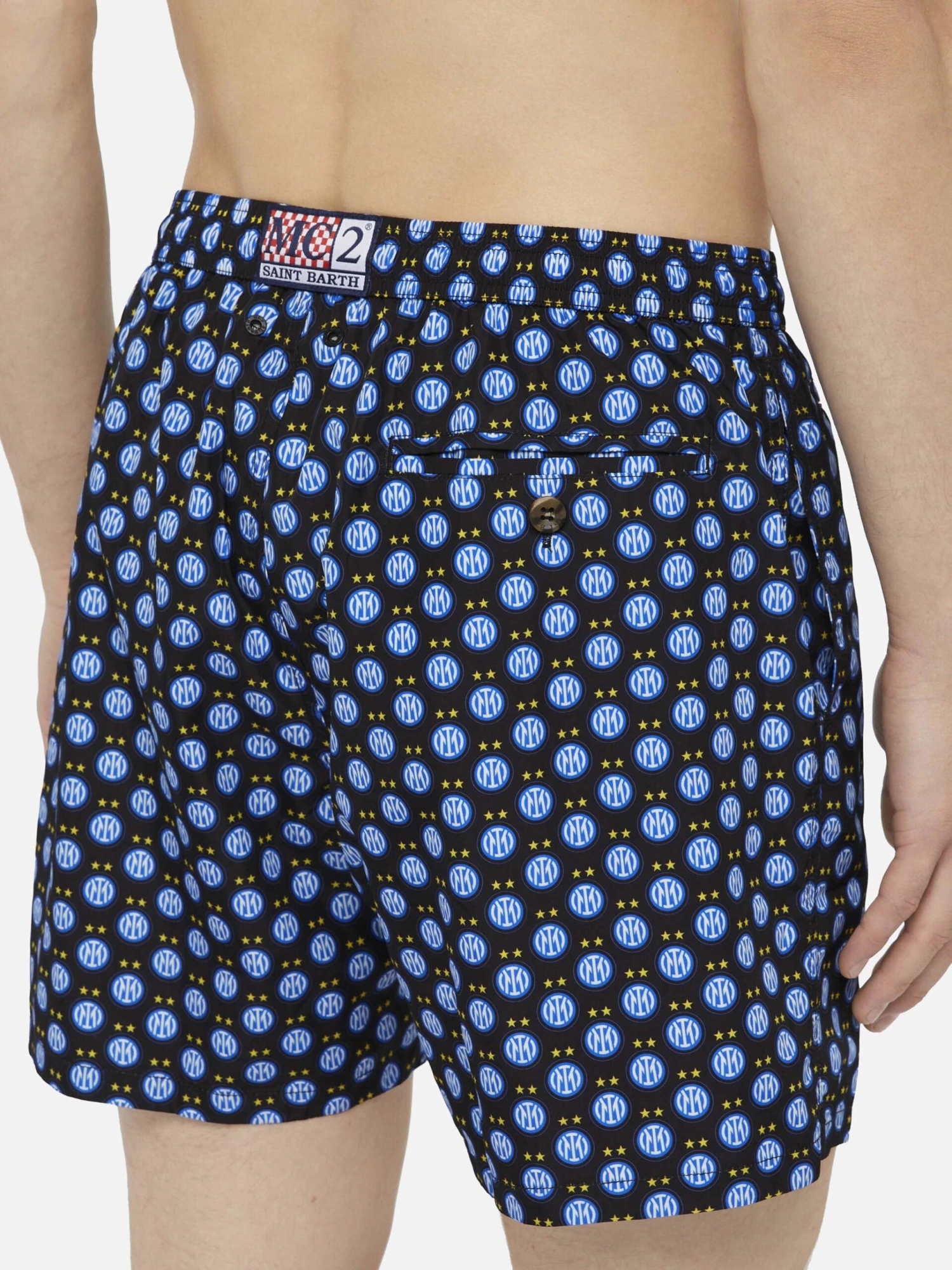 MC2 Saint Barth Lightweight Fabric Swim Shorts Lighting With Inter Print | INTER FC SPECIAL EDITION 8 MC2 Saint Barth Lightweight Fabric Swim Shorts Lighting With Inter Print | INTER FC SPECIAL EDITION - Image 6