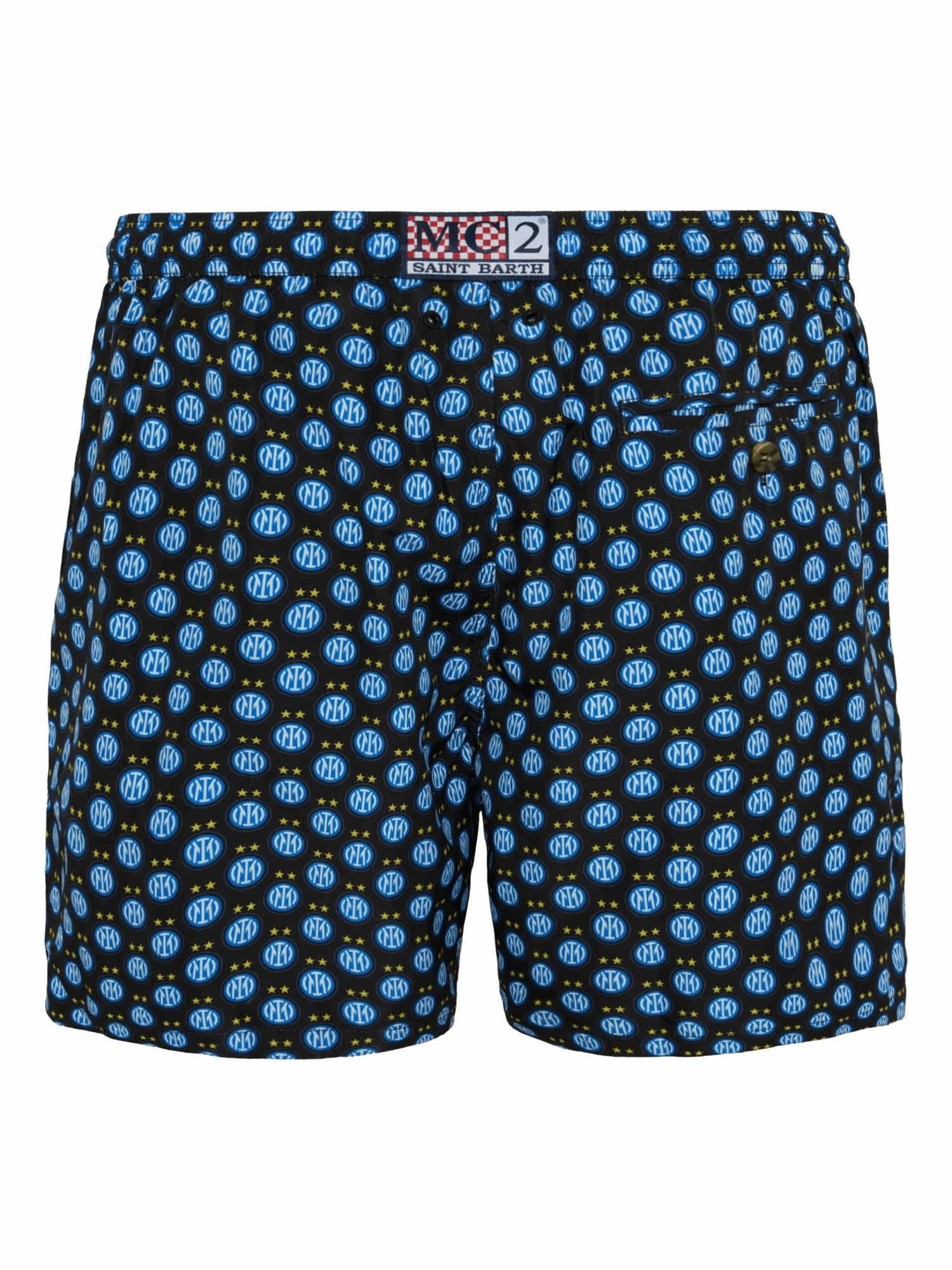 MC2 Saint Barth Lightweight Fabric Swim Shorts Lighting With Inter Print | INTER FC SPECIAL EDITION 4 MC2 Saint Barth Lightweight Fabric Swim Shorts Lighting With Inter Print | INTER FC SPECIAL EDITION - Image 2