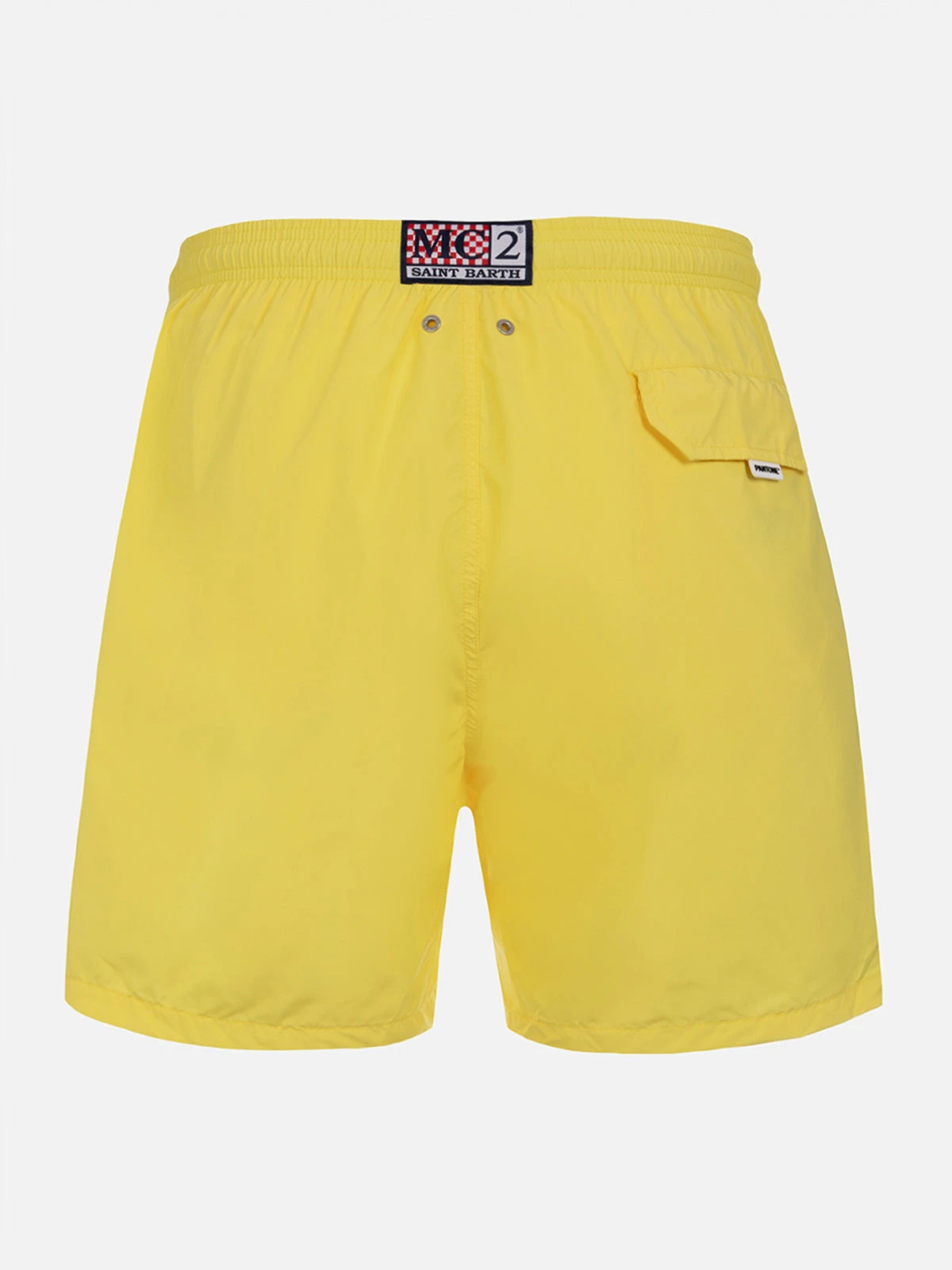 MC2 Saint Barth Man Lightweight Fabric Light Yellow Swim Shorts Lighting Pantone | PANTONE® SPECIAL EDITION 4 MC2 Saint Barth Man Lightweight Fabric Light Yellow Swim Shorts Lighting Pantone | PANTONE® SPECIAL EDITION - Image 2