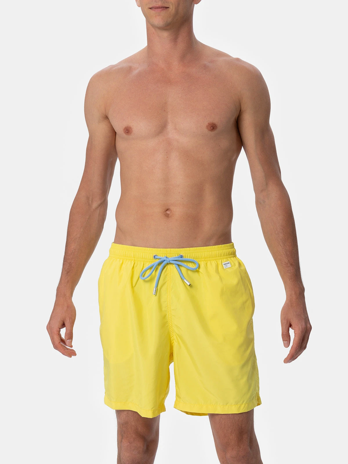 MC2 Saint Barth Man Lightweight Fabric Light Yellow Swim Shorts Lighting Pantone | PANTONE® SPECIAL EDITION 6 MC2 Saint Barth Man Lightweight Fabric Light Yellow Swim Shorts Lighting Pantone | PANTONE® SPECIAL EDITION - Image 4