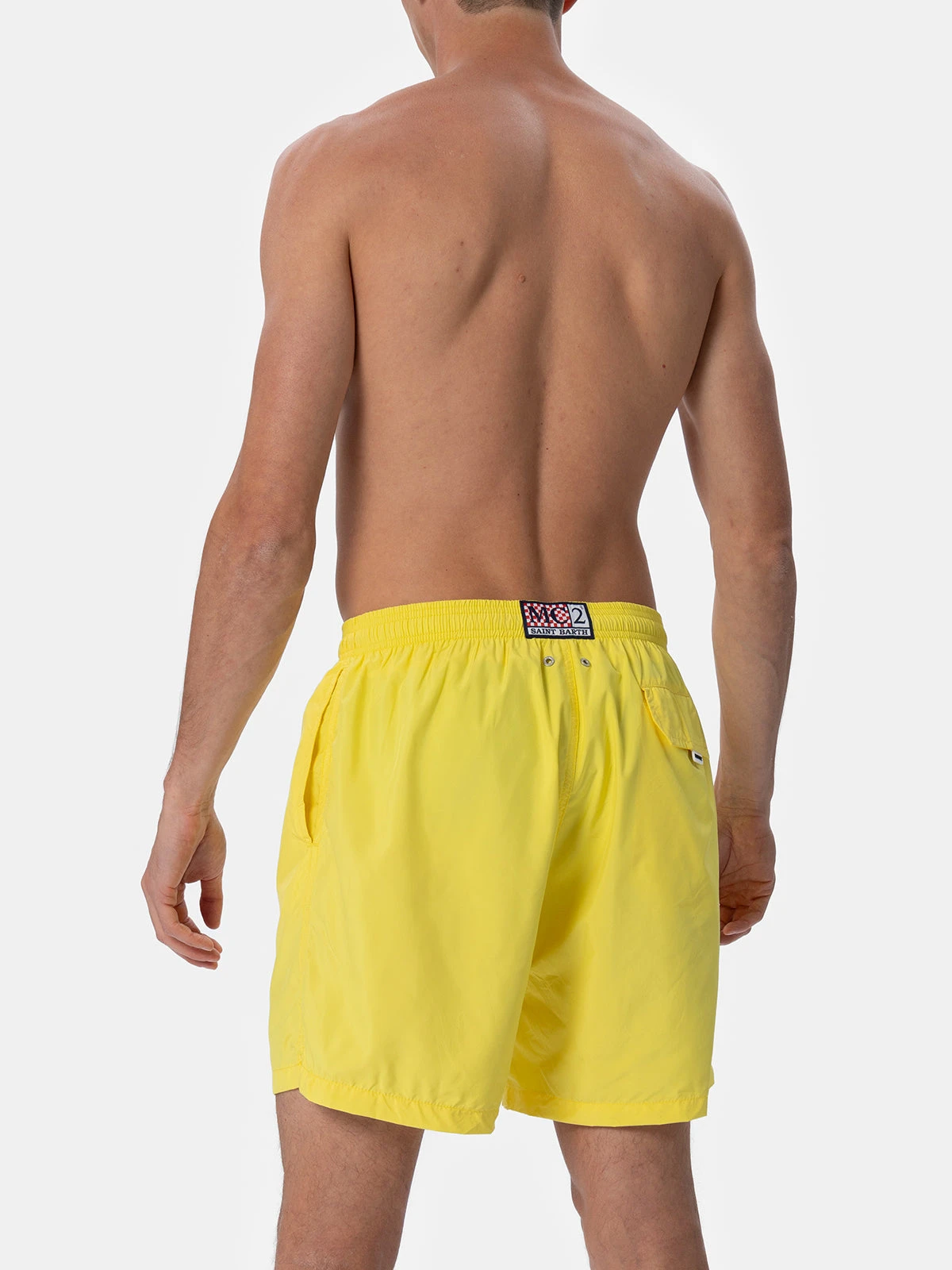 MC2 Saint Barth Man Lightweight Fabric Light Yellow Swim Shorts Lighting Pantone | PANTONE® SPECIAL EDITION 7 MC2 Saint Barth Man Lightweight Fabric Light Yellow Swim Shorts Lighting Pantone | PANTONE® SPECIAL EDITION - Image 5