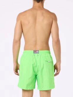 MC2 Saint Barth Man Lightweight Fabric Fluo Green Swim Shorts Lighting Pantone | PANTONE® SPECIAL EDITION -MC2 Saint Barth Shop UID LIG000400119F MAN SWIMSHORT FLUO 20240618083500 4