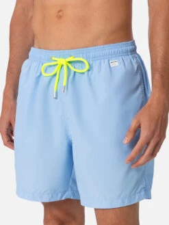 MC2 Saint Barth Man Lightweight Fabric Sky Blue Swim Shorts Lighting Pantone | PANTONE® SPECIAL EDITION 11 MC2 Saint Barth Man Lightweight Fabric Sky Blue Swim Shorts Lighting Pantone | PANTONE® SPECIAL EDITION -MC2 Saint Barth Shop UID LIG000400144F MAN SWIMSHORT SKY 03