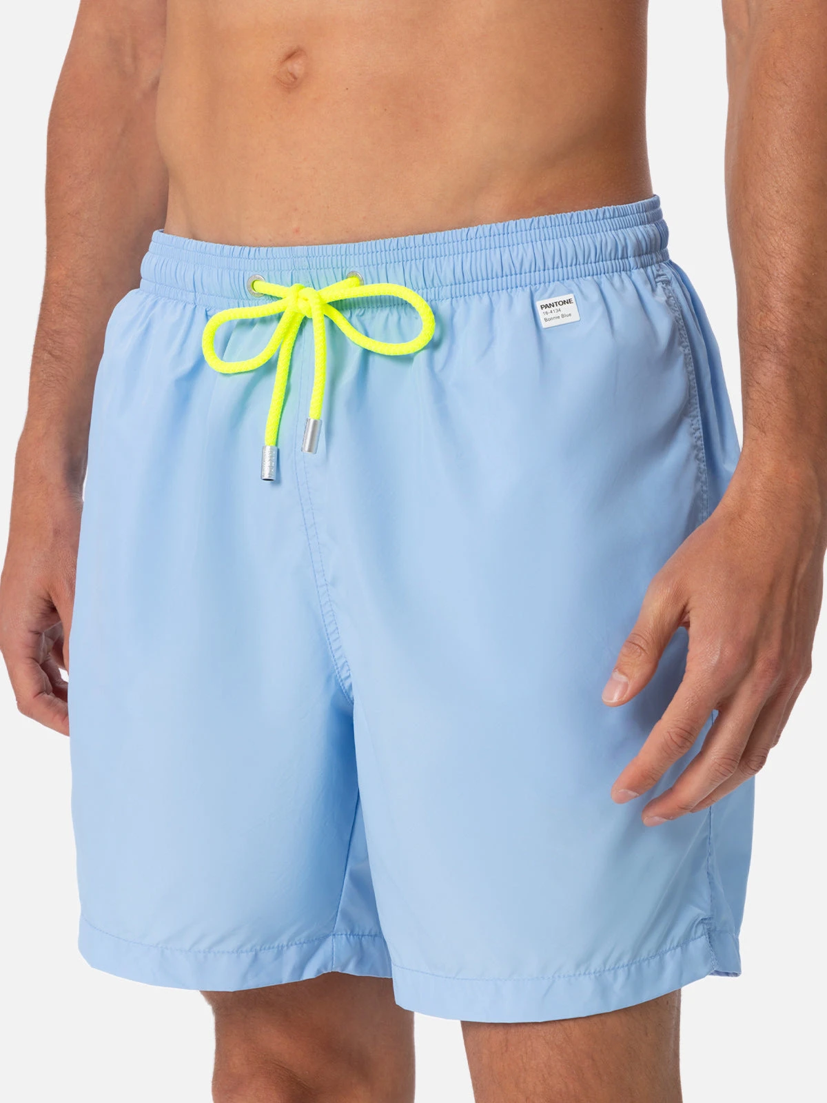 MC2 Saint Barth Man Lightweight Fabric Sky Blue Swim Shorts Lighting Pantone | PANTONE® SPECIAL EDITION 7 MC2 Saint Barth Man Lightweight Fabric Sky Blue Swim Shorts Lighting Pantone | PANTONE® SPECIAL EDITION - Image 5