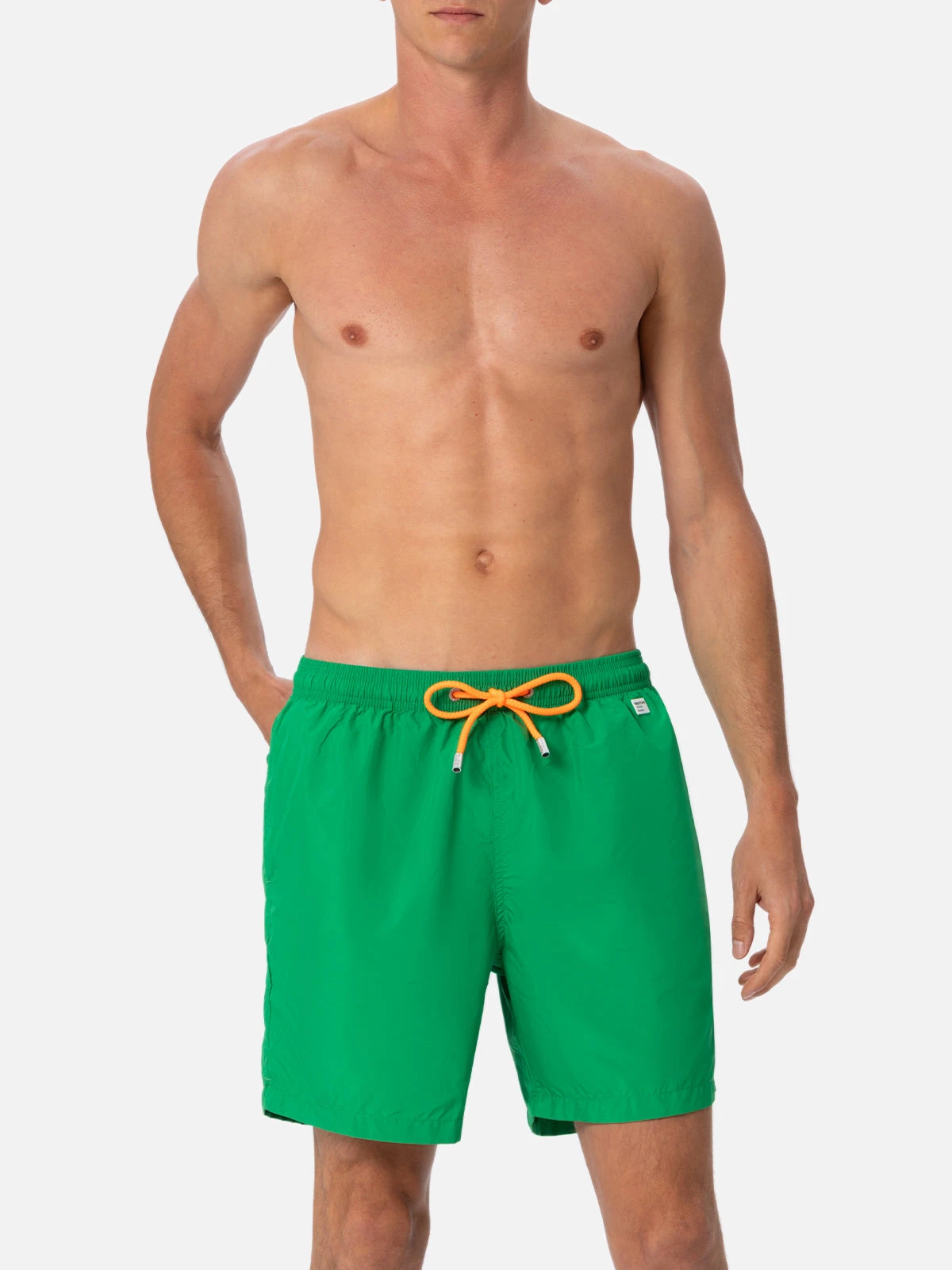 MC2 Saint Barth Man Lightweight Fabric Grass Green Swim-shorts Lighting Pantone | PANTONE® SPECIAL EDITION 6 MC2 Saint Barth Man Lightweight Fabric Grass Green Swim-shorts Lighting Pantone | PANTONE® SPECIAL EDITION - Image 4
