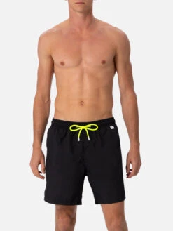 MC2 Saint Barth Lightweight Fabric Black Swim Shorts Lighting Pantone | PANTONE® SPECIAL EDITION -MC2 Saint Barth Shop UID LIG000400816F MAN SWIMSHORT BLACK SOLID COLOR 01 bc6b5c03 6941 48b1 ae80 5d7d35a7a33b