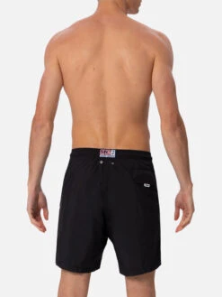 MC2 Saint Barth Lightweight Fabric Black Swim Shorts Lighting Pantone | PANTONE® SPECIAL EDITION -MC2 Saint Barth Shop UID LIG000400816F MAN SWIMSHORT BLACK SOLID COLOR 02 94105fb5 952f 42f1 9cf5 11319dc52911