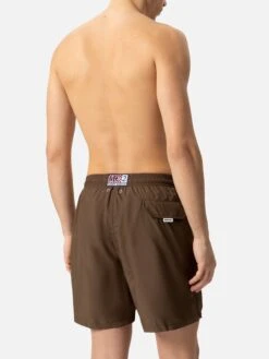 MC2 Saint Barth Lightweight Fabric Brown Swim Shorts Lighting Pantone | PANTONE® SPECIAL EDITION -MC2 Saint Barth Shop UID LIG000401098H MAN SWIMSHORT BROWN PANTONE 20250301133500 06