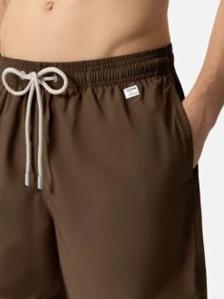 MC2 Saint Barth Lightweight Fabric Brown Swim Shorts Lighting Pantone | PANTONE® SPECIAL EDITION -MC2 Saint Barth Shop UID LIG000401098H MAN SWIMSHORT BROWN PANTONE 20250301140000 07