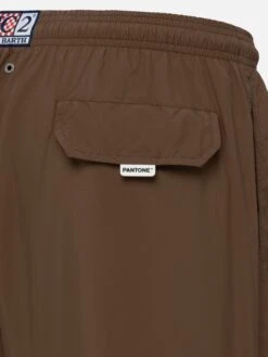 MC2 Saint Barth Lightweight Fabric Brown Swim Shorts Lighting Pantone | PANTONE® SPECIAL EDITION -MC2 Saint Barth Shop UID LIG000401098H MAN SWIMSHORT BROWN PANTONE 20250301143500 04