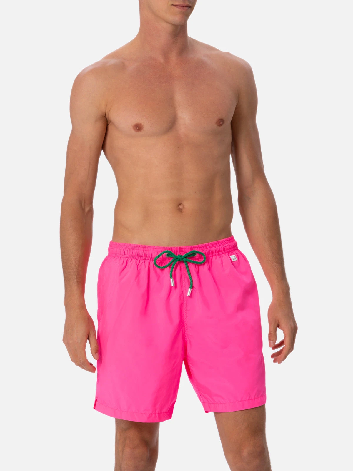 MC2 Saint Barth Man Lightweight Fabric Fluo Pink Swim Shorts Lighting Pantone | PANTONE® SPECIAL EDITION 5 MC2 Saint Barth Man Lightweight Fabric Fluo Pink Swim Shorts Lighting Pantone | PANTONE® SPECIAL EDITION - Image 3
