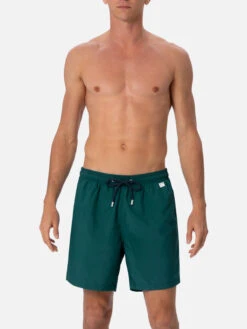 MC2 Saint Barth Man Lightweight Fabric British Green Swim Shorts Lighting Pantone | PANTONE® SPECIAL EDITION -MC2 Saint Barth Shop UID LIG000401318F MAN SWIMSHORT GREEN 02 53746952 68fd 4597 b8ce 6ecae9955d42