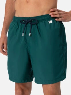 MC2 Saint Barth Man Lightweight Fabric British Green Swim Shorts Lighting Pantone | PANTONE® SPECIAL EDITION -MC2 Saint Barth Shop UID LIG000401318F MAN SWIMSHORT GREEN 03