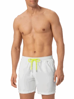 MC2 Saint Barth Lightweight Fabric White Swim Shorts Lighting Pantone | PANTONE® SPECIAL EDITION -MC2 Saint Barth Shop UID LIG000401610H MAN SWIMSHORT WHITE PLAINCOLOR PANTONE 20250418124524 03